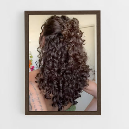 ap-curly hair-3 cadre Bois foncé