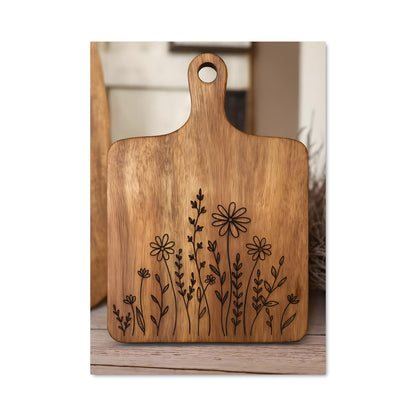 Poster Fleurs en Cuisine