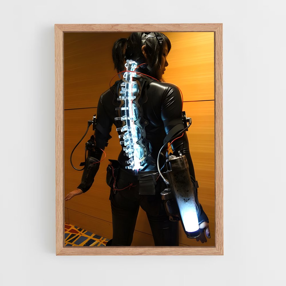 ap-cyberpunk-12 cadre Bois clair