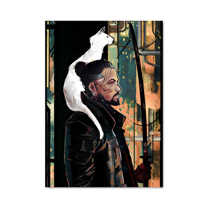 Poster Oiseau de Métal