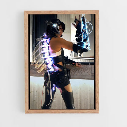 ap-cyberpunk-18 cadre Bois clair