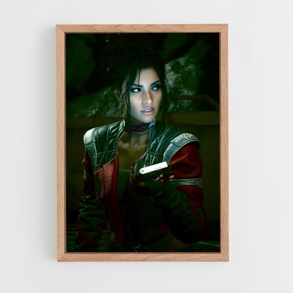 ap-cyberpunk-27 cadre Bois clair