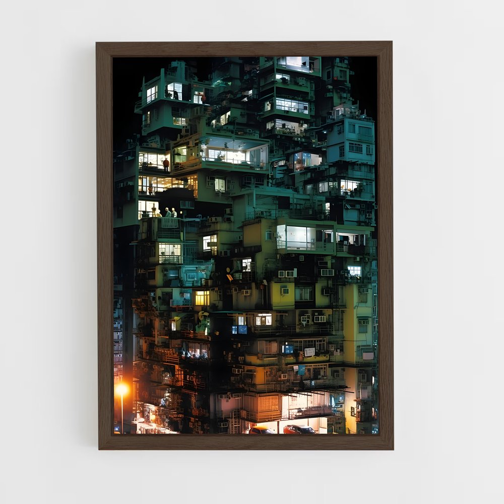 ap-cyberpunk-3 cadre Bois foncé