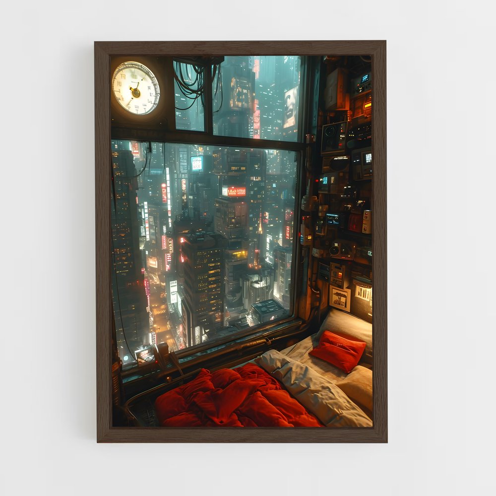 ap-cyberpunk-5 cadre Bois foncé