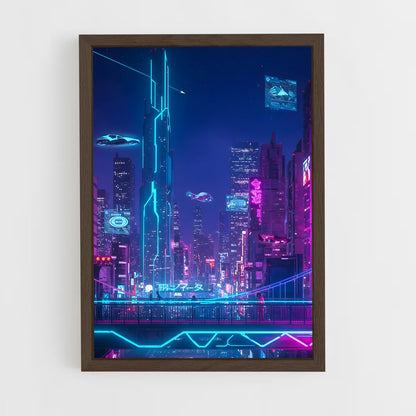 ap-cyberpunk-7 cadre Bois foncé