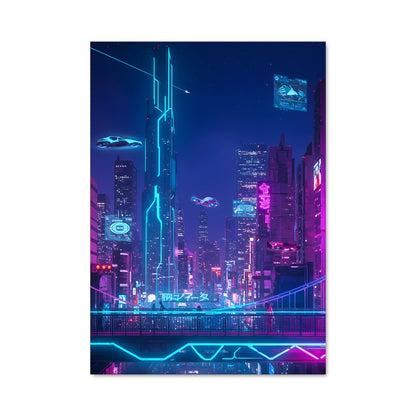Poster Neon Metropolis