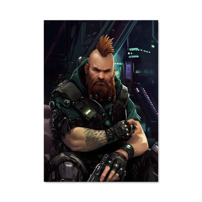 Poster Cyber Warrior