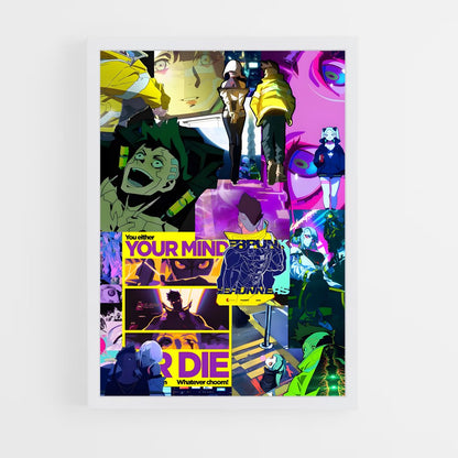 ap-cyberpunk edgerunners-10 cadre Blanc