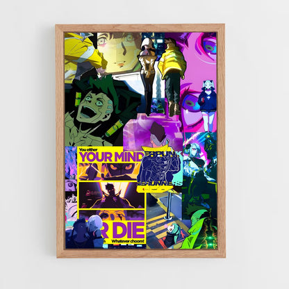 ap-cyberpunk edgerunners-10 cadre Bois clair