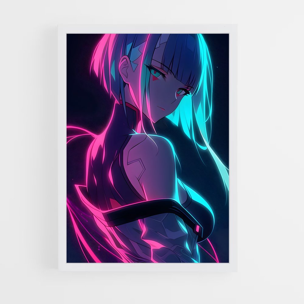 ap-cyberpunk edgerunners-4 cadre Blanc