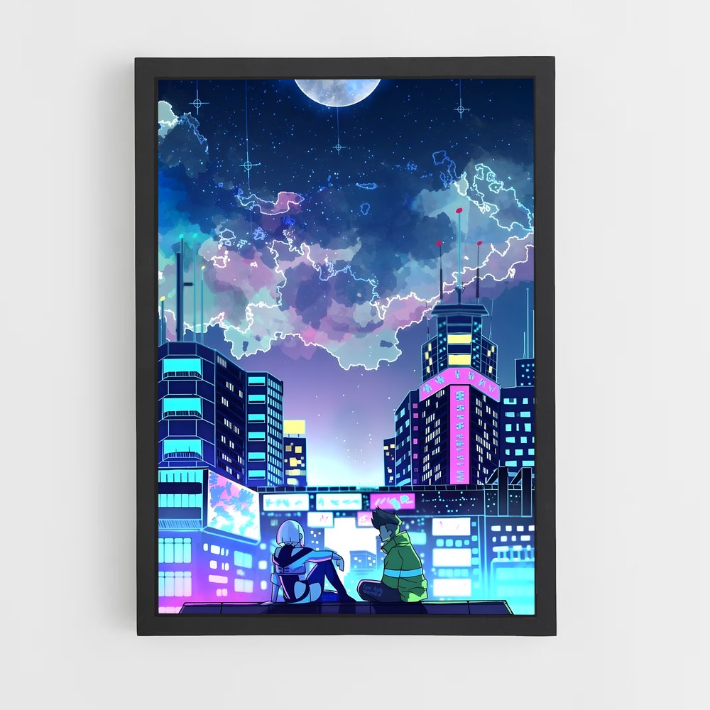 ap-cyberpunk edgerunners-5 cadre Noir