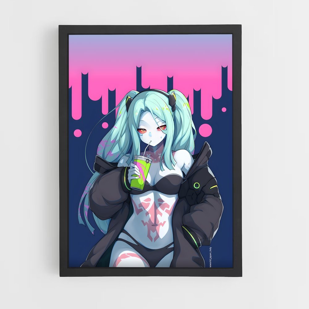 ap-cyberpunk edgerunners-9 cadre Noir