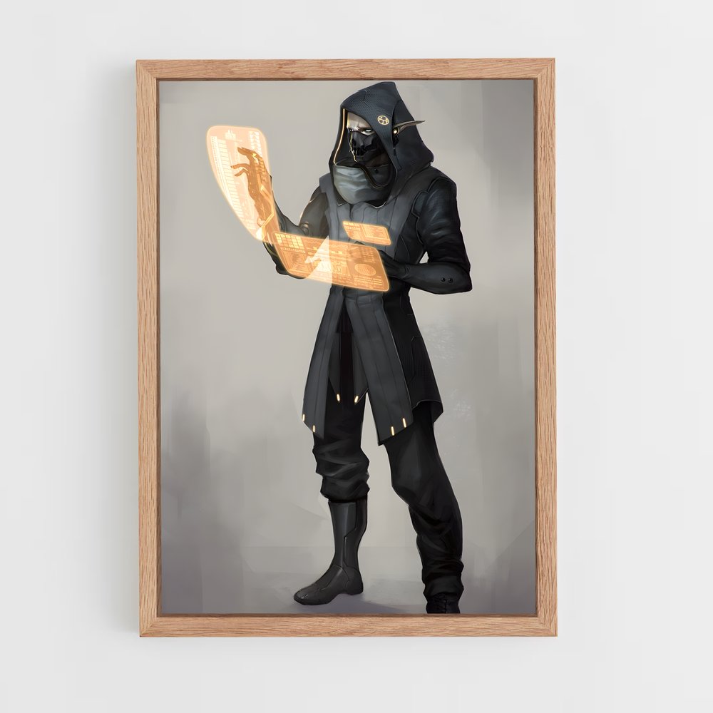 ap-cyberpunk fantasy-1 cadre Bois clair
