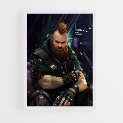 ap-cyberpunk fantasy-2 cadre Blanc