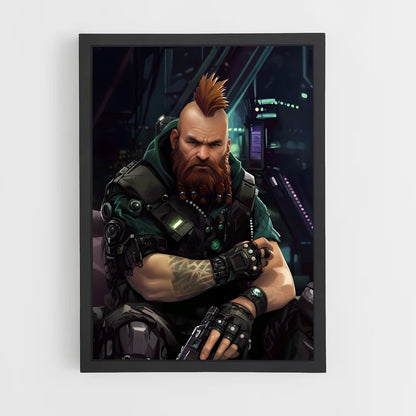 ap-cyberpunk fantasy-2 cadre Noir