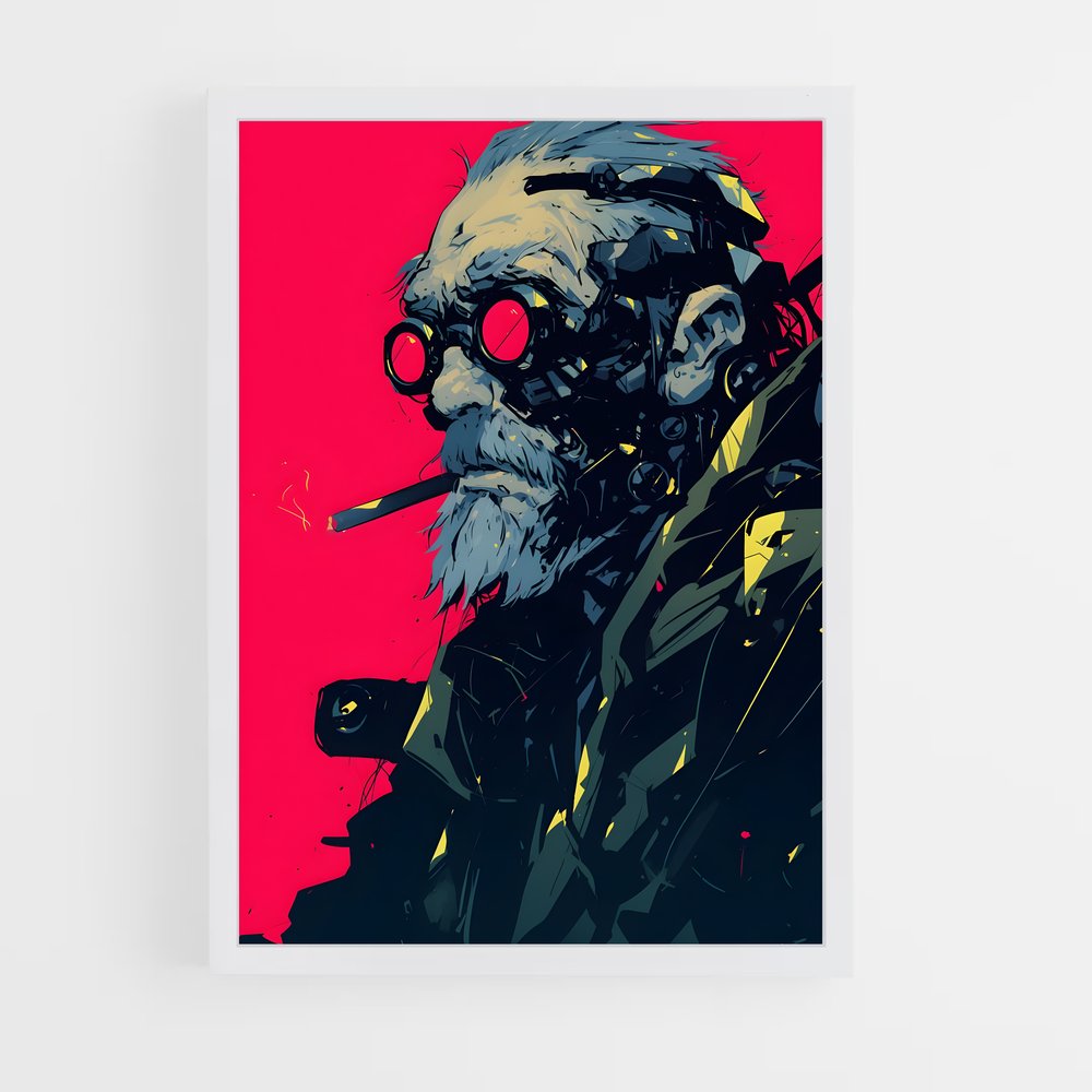 ap-cyberpunk fantasy-7 cadre Blanc