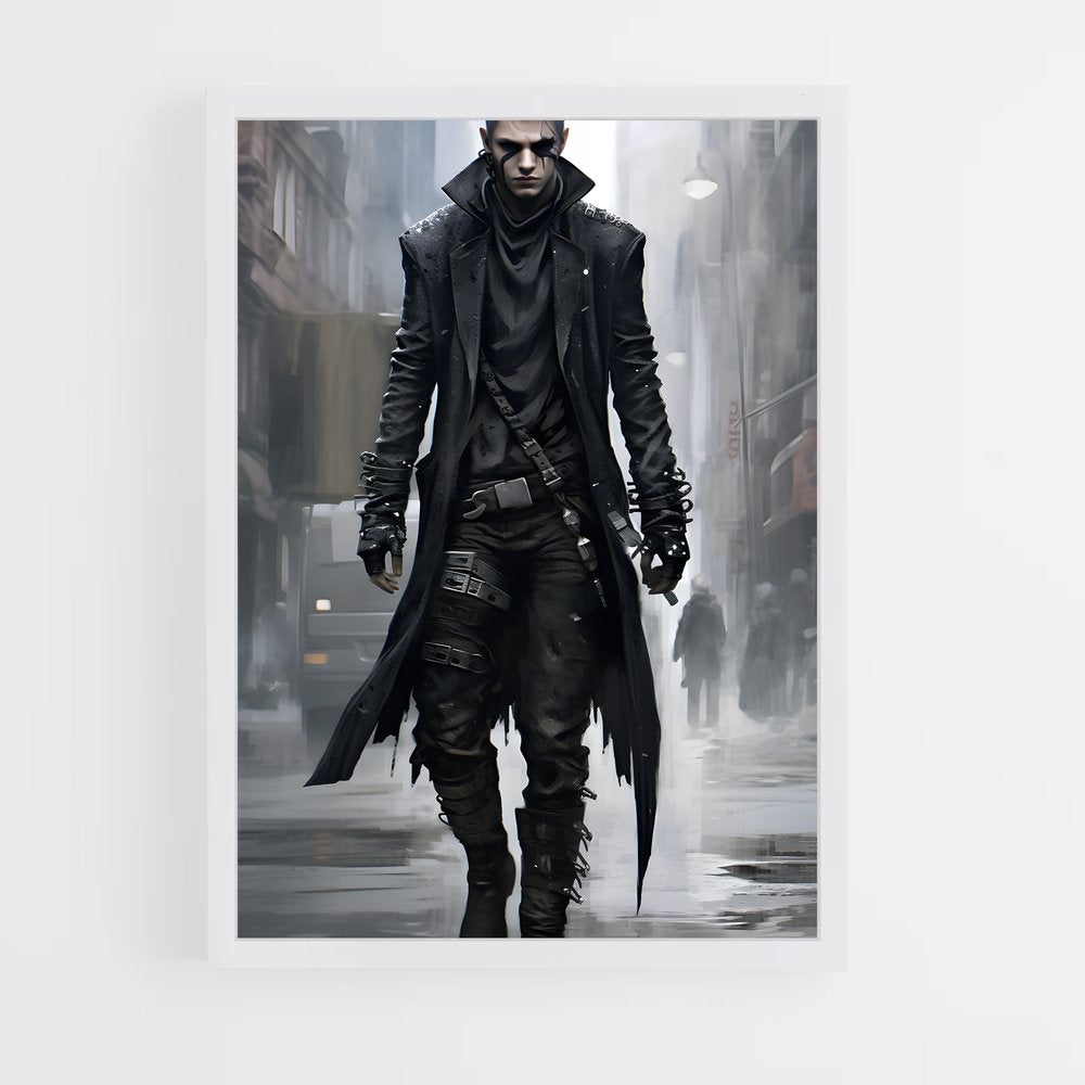 ap-cyberpunk fantasy-8 cadre Blanc