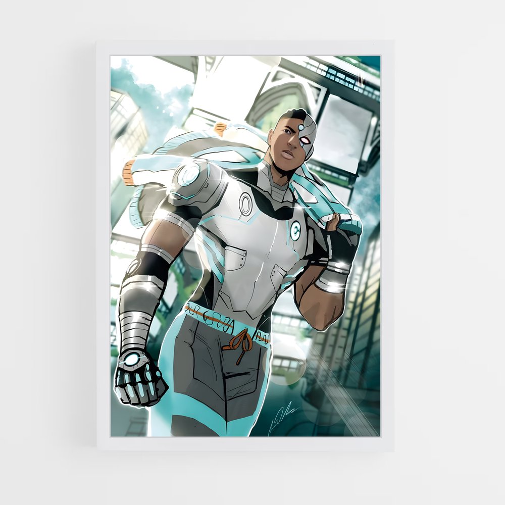 ap-cyborg-4 cadre Blanc