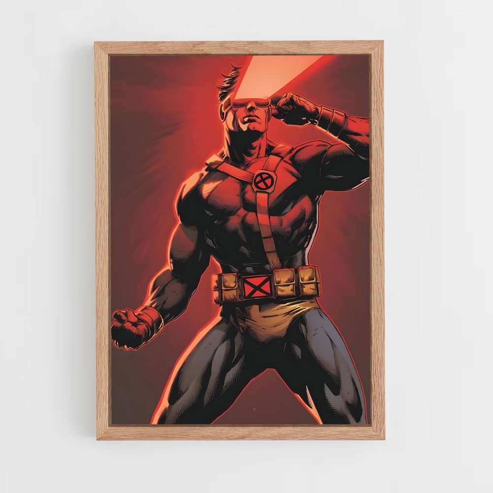 ap-cyclops x-men-2 cadre Bois clair
