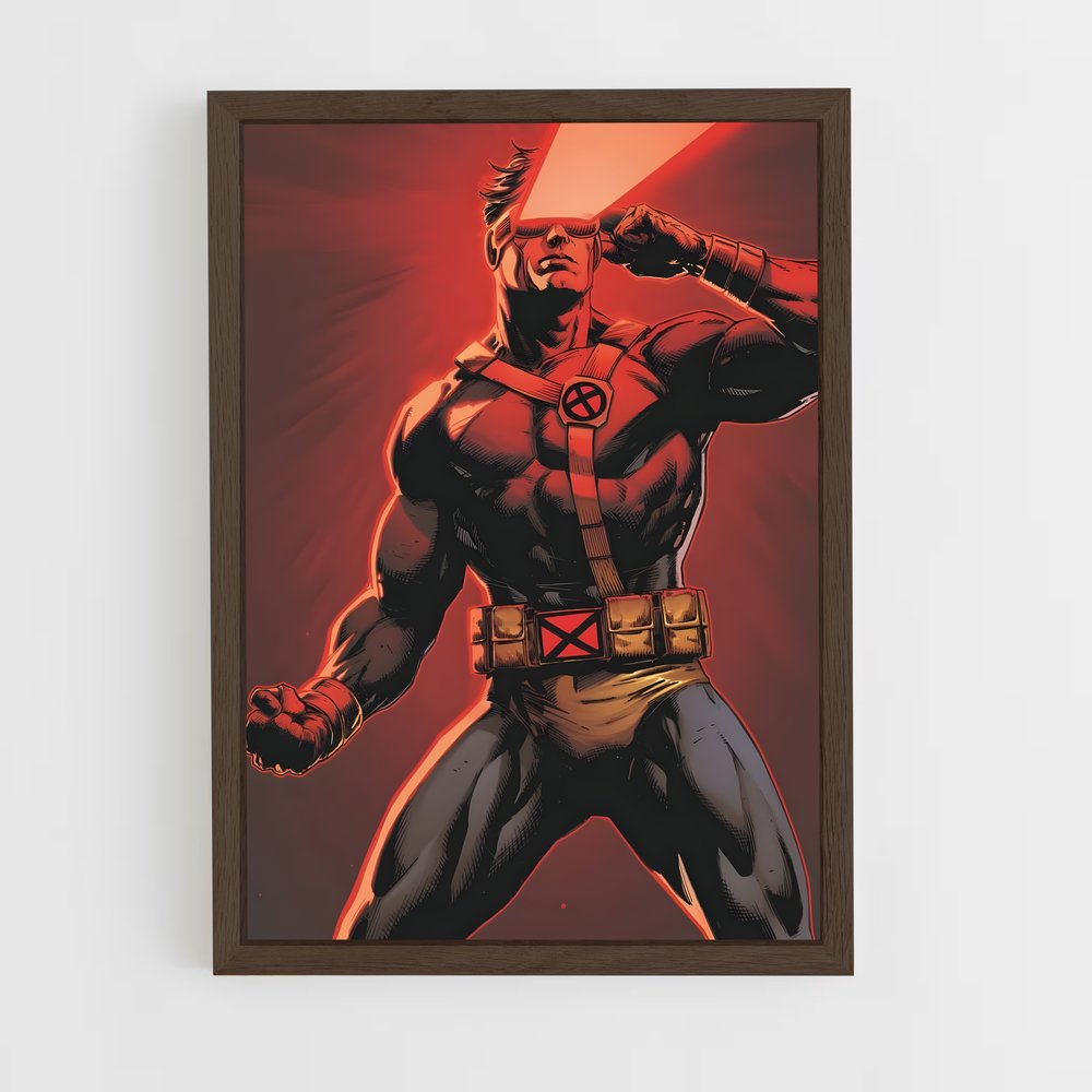 ap-cyclops x-men-2 cadre Bois foncé