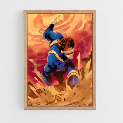 ap-cyclops x-men-4 cadre Bois clair