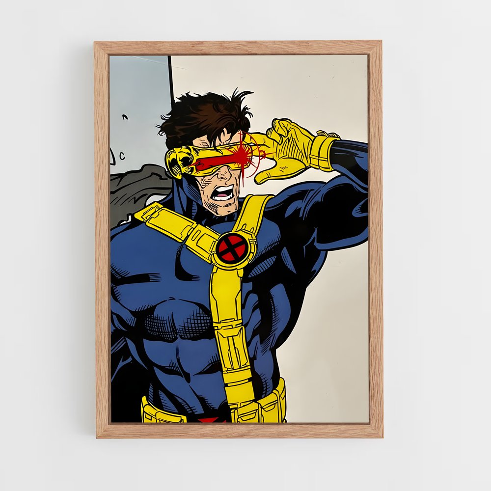ap-cyclops x-men-5 cadre Bois clair