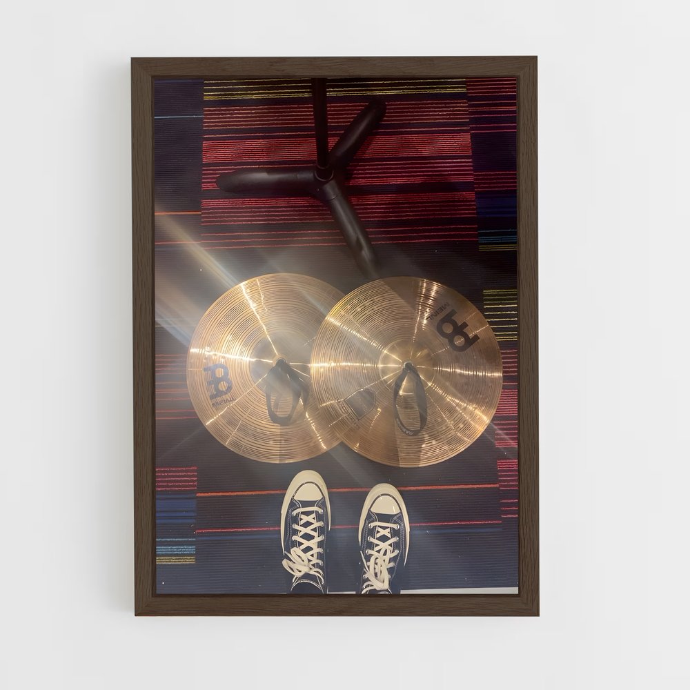 ap-cymbals-2 cadre Bois foncé