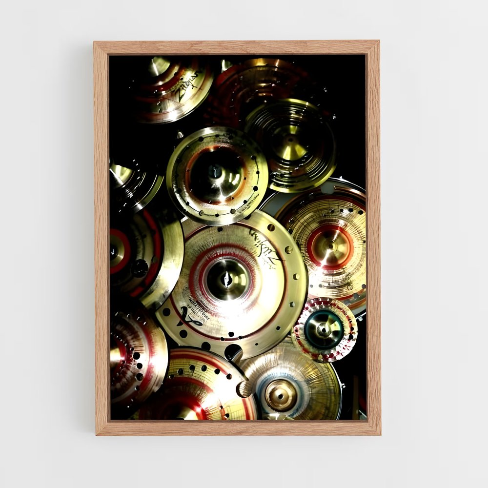 ap-cymbals-3 cadre Bois clair