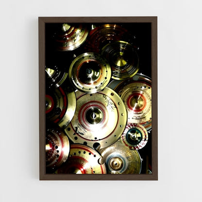ap-cymbals-3 cadre Bois foncé
