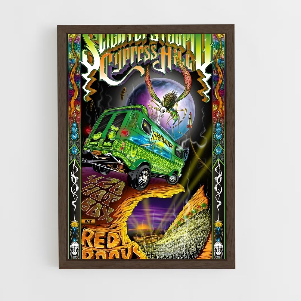 ap-cypress hill-2 cadre Bois foncé