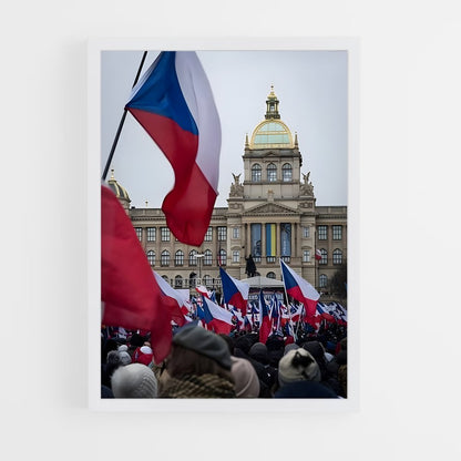 ap-czech republic flag-2 cadre Blanc