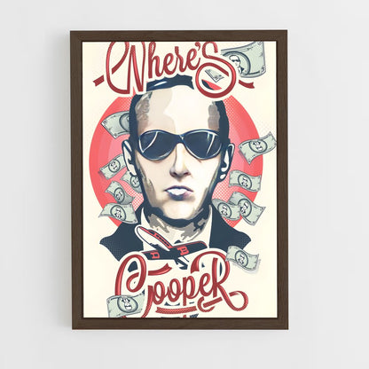 ap-d b cooper-4 cadre Bois foncé