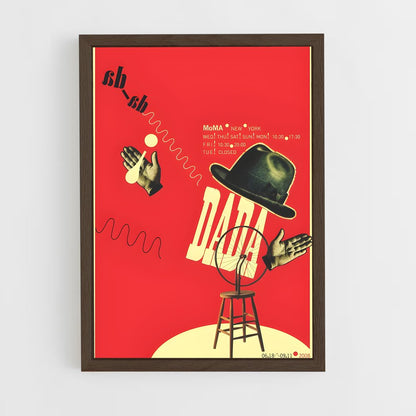 ap-dadaism-3 cadre Bois foncé