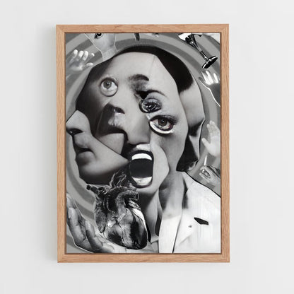 ap-dadaism-6 cadre Bois clair