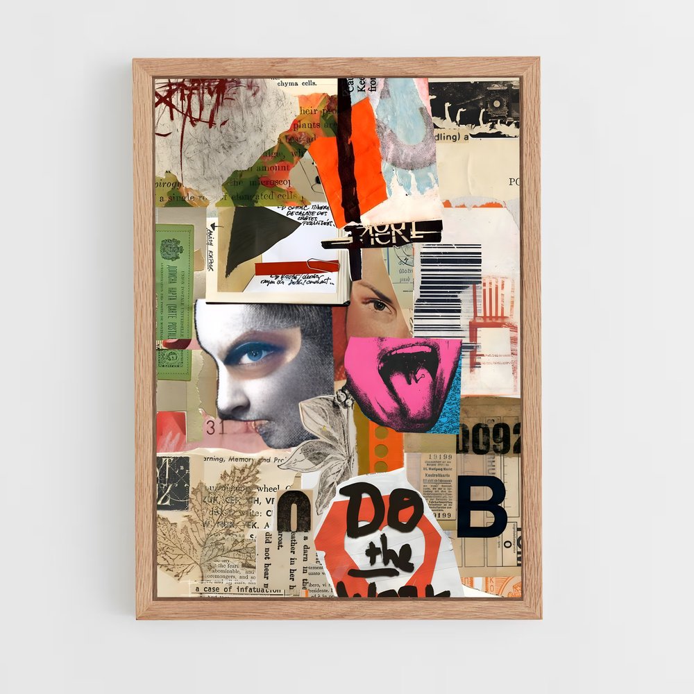 ap-dadaism-8 cadre Bois clair