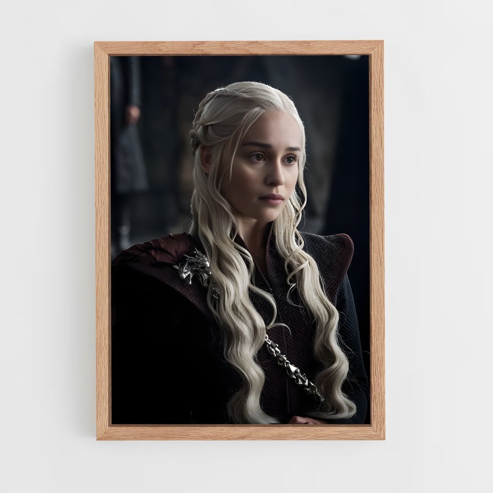 ap-daenerys targaryen-1 cadre Bois clair