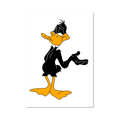 Poster Daffy en Noir et Blanc