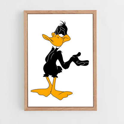 ap-daffy duck-3 cadre Bois clair