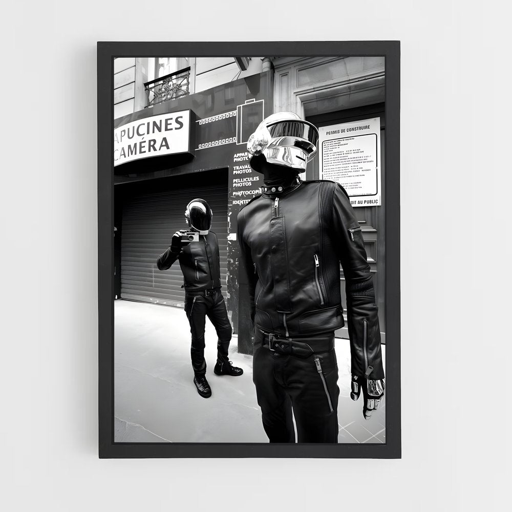 ap-daft punk-2 cadre Noir