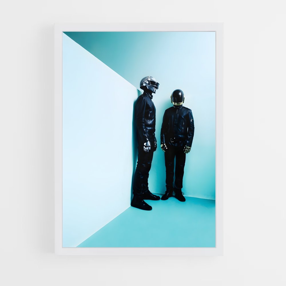 ap-daft punk-4 cadre Blanc