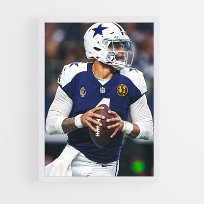 ap-dak prescott-1 cadre Blanc
