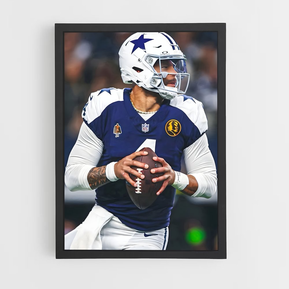 ap-dak prescott-1 cadre Noir