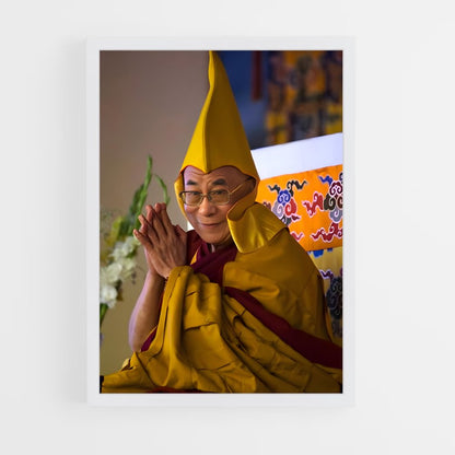 ap-dalai lama-5 cadre Blanc