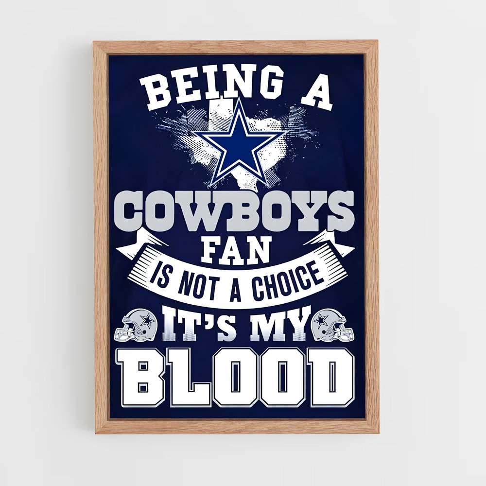 ap-dallas cowboys-3 cadre Bois clair
