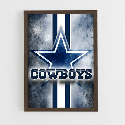 ap-dallas cowboys-5 cadre Bois foncé