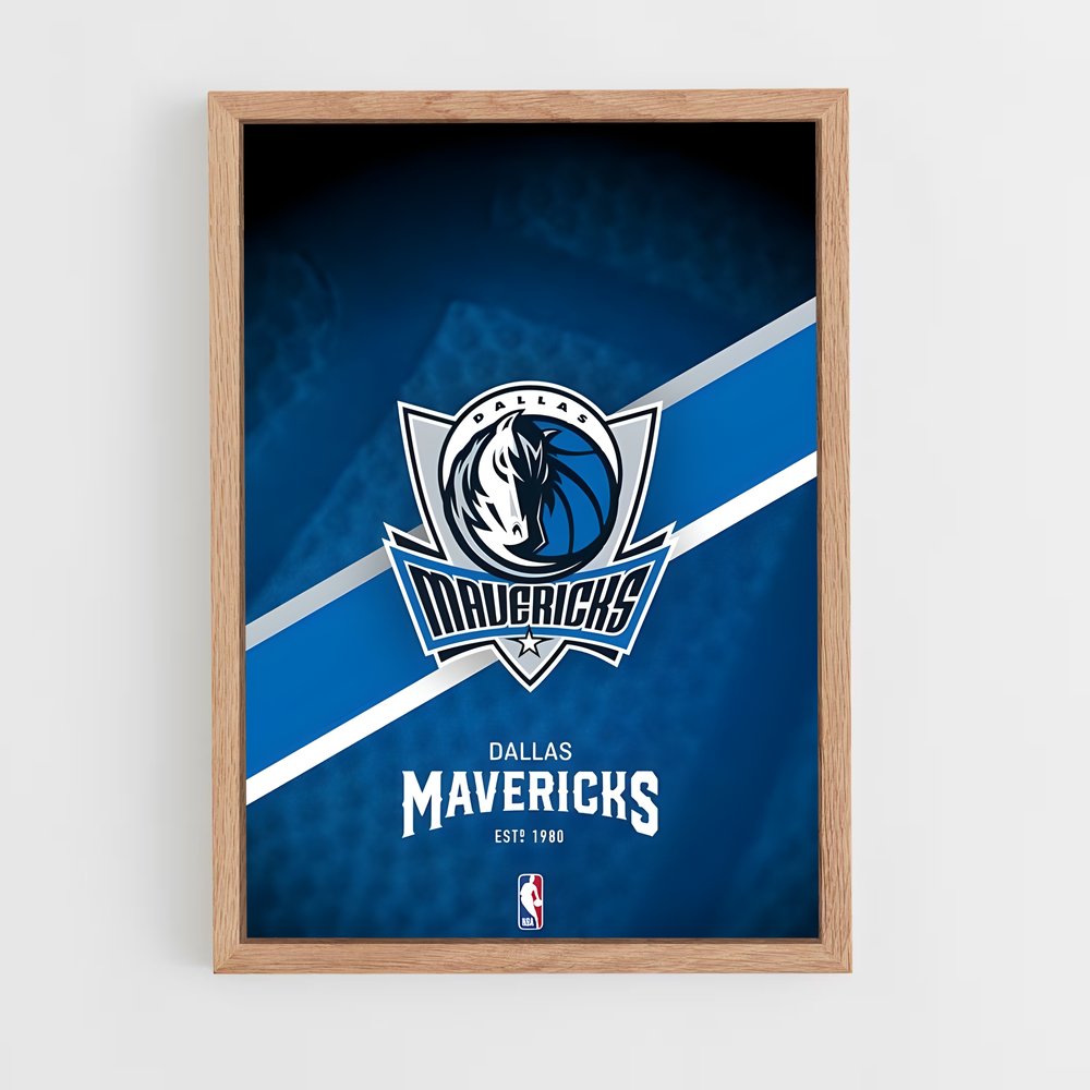 ap-dallas mavericks-4 cadre Bois clair