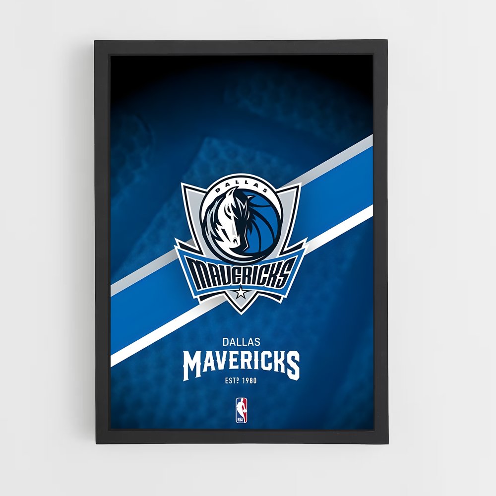 ap-dallas mavericks-4 cadre Noir