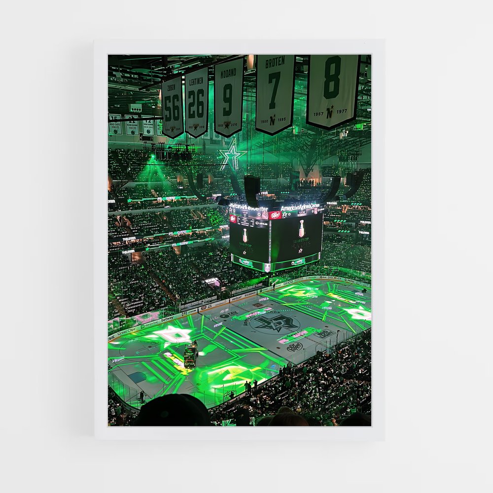 ap-dallas stars-1 cadre Blanc