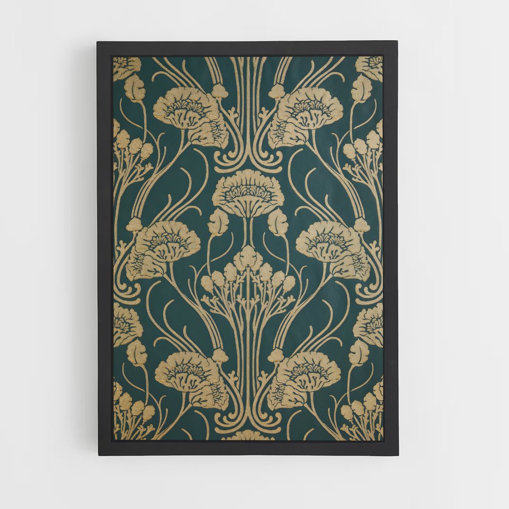 ap-damask-1 cadre Noir