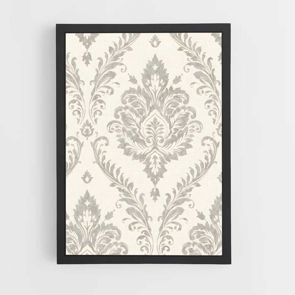 ap-damask-2 cadre Noir